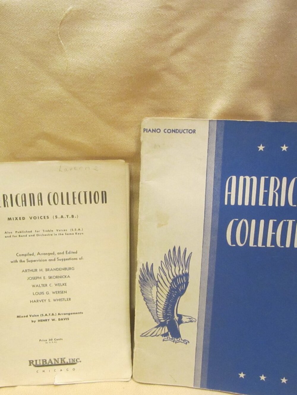 2 1940's AMERICANA COLLECTION OF SHEET MUSIC, SC